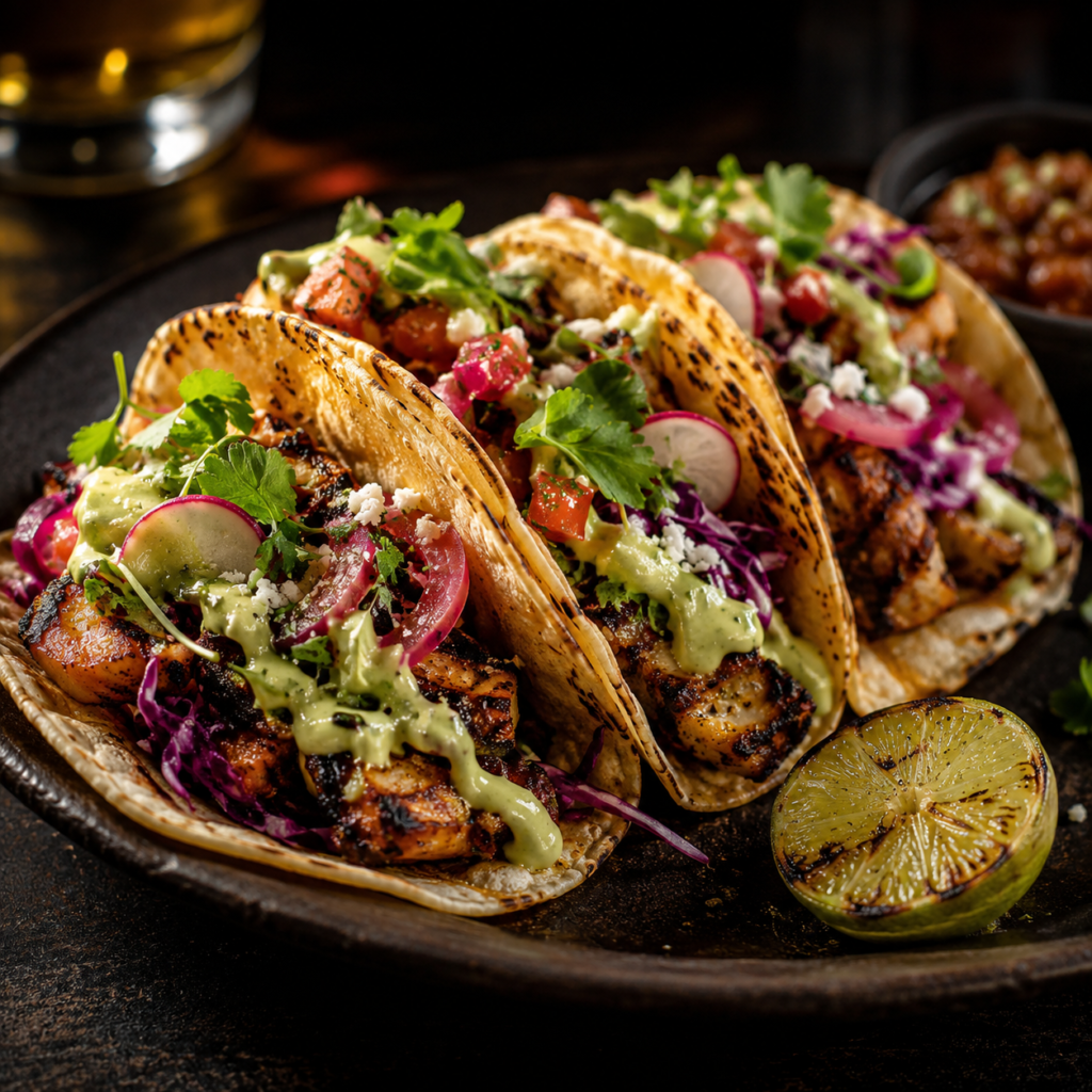 Gourmet tacos