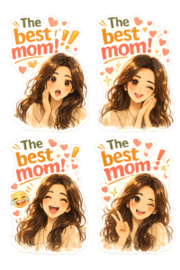 Happy mother’s day stickers