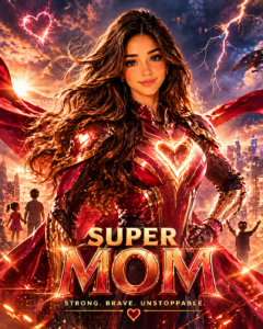 SUPER MOM Happy Mother’s day prompt