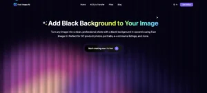Fast Image AI Black Background